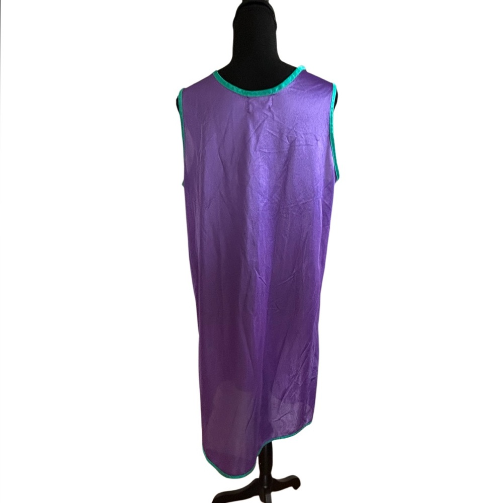 💚💜 2 VINTAGE ANTHONY RICHARDS NIGHTGOWNS! GORGEOUS COLORS! RARE!! - Picture 10 of 16